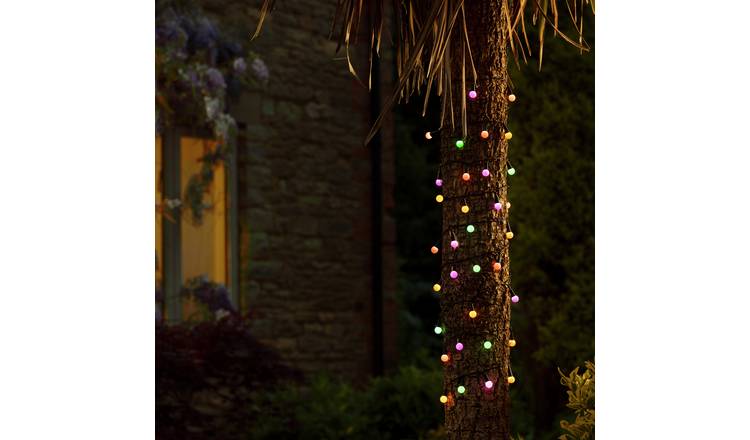 Garden by Sainsbury's 50 Berry Solar String Lights 