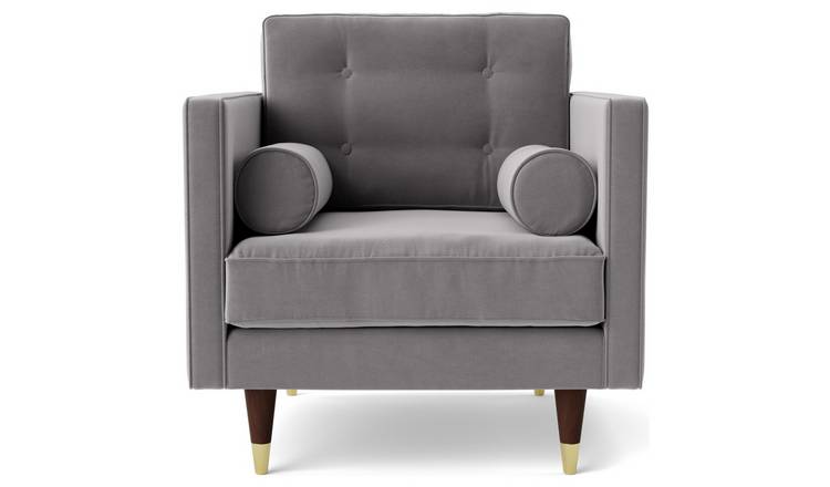 Argos grey online armchair