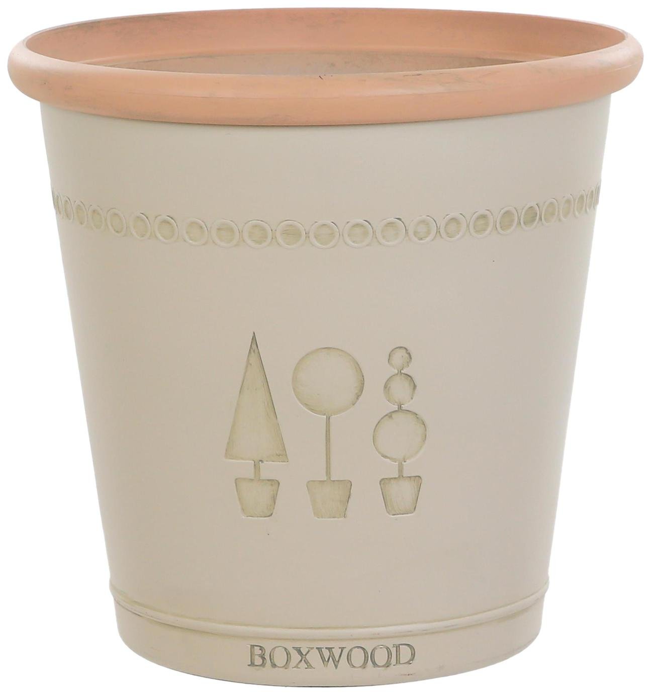 Terrastyle 33cm Plastic Brown Boxwood Pot