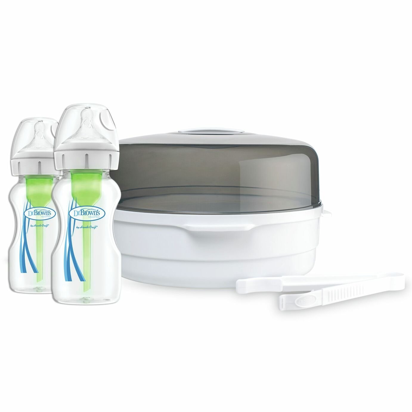 Dr Brown's Options  Microwave Steriliser and Baby Bottle Set