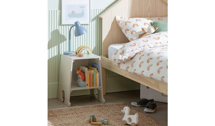 Buy Habitat Kids Darby Bedside Table Putty Grey Kids bedside tables and cabinets Argos