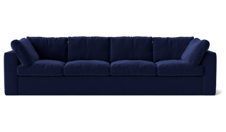 4 seater deals sofa velvet