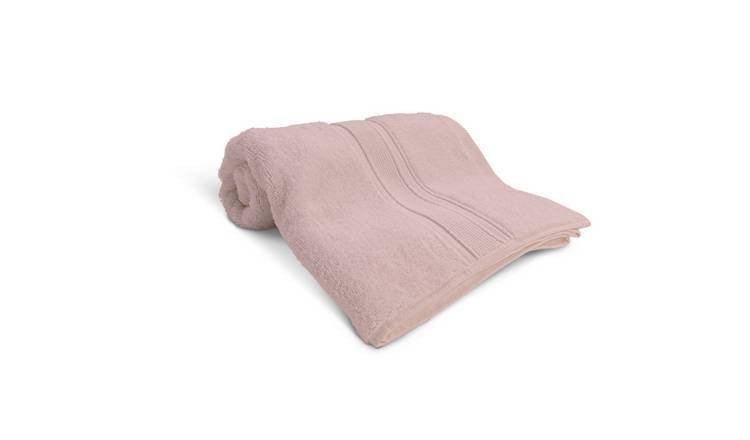 Habitat Supersoft Cotton Bath Towel - Blush Punk