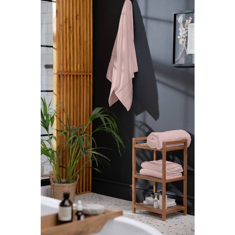 Habitat Supersoft Cotton Bath Towel - Blush Pink 0