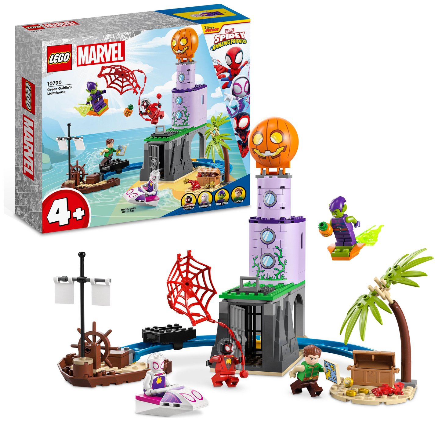 LEGO Marvel Team Spidey at Green Goblin's Lighthouse 10790