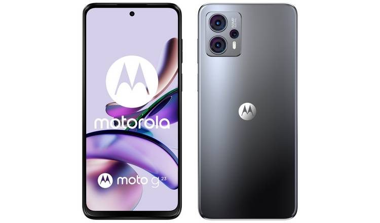 SIM Free Motorola G23 128GB Mobile Phone - Matte Charcoal