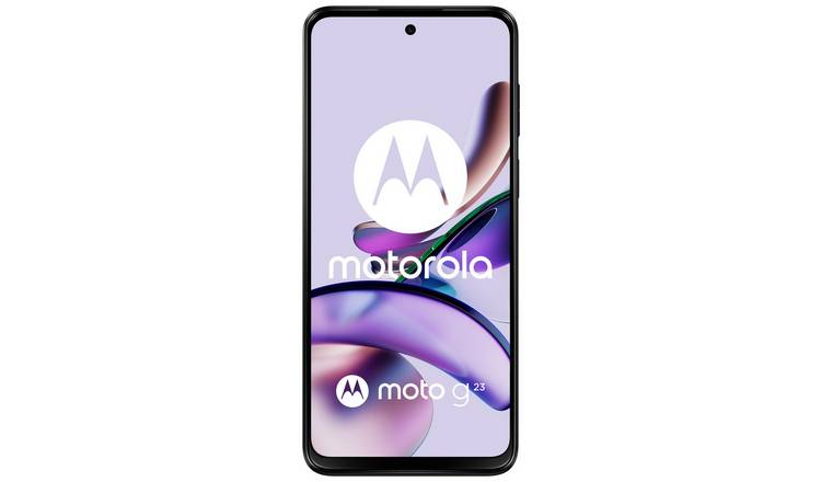Buy SIM Free Motorola G23 128GB Mobile Phone - Matte Charcoal, SIM free  phones
