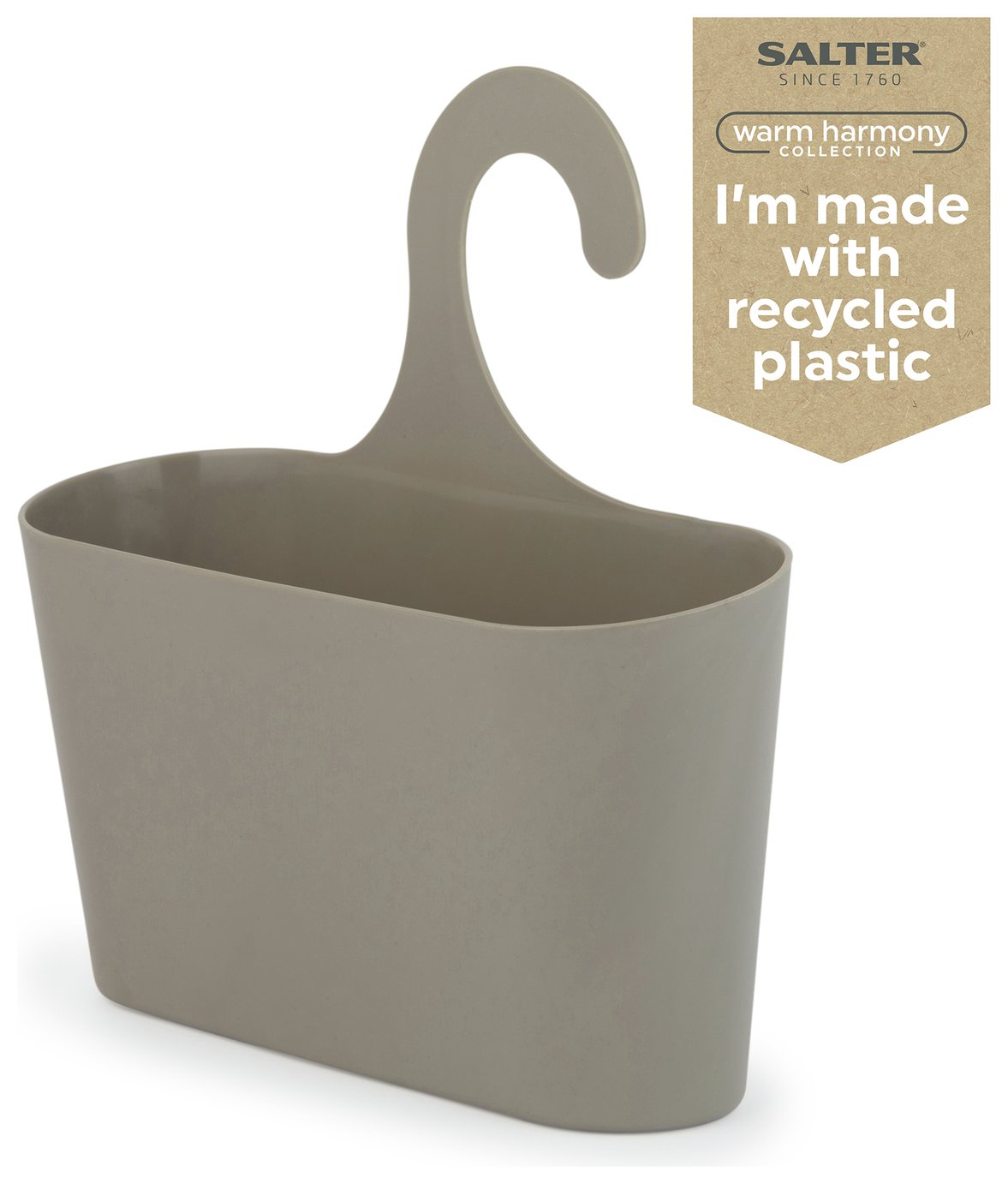 Salter Recycled Plastic Shower Caddy - Neutral