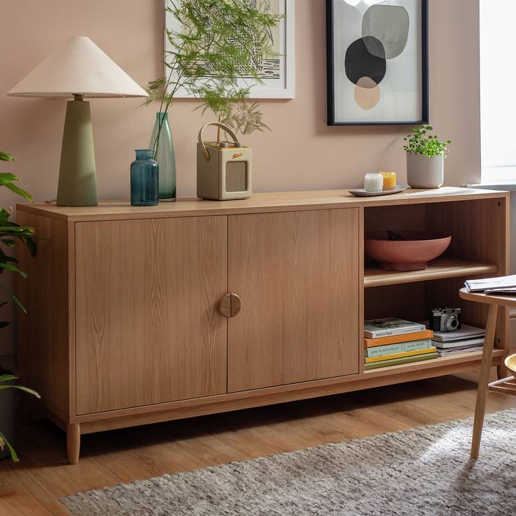 Habitat Cornelia 2 Door Sideboard - Oak 0