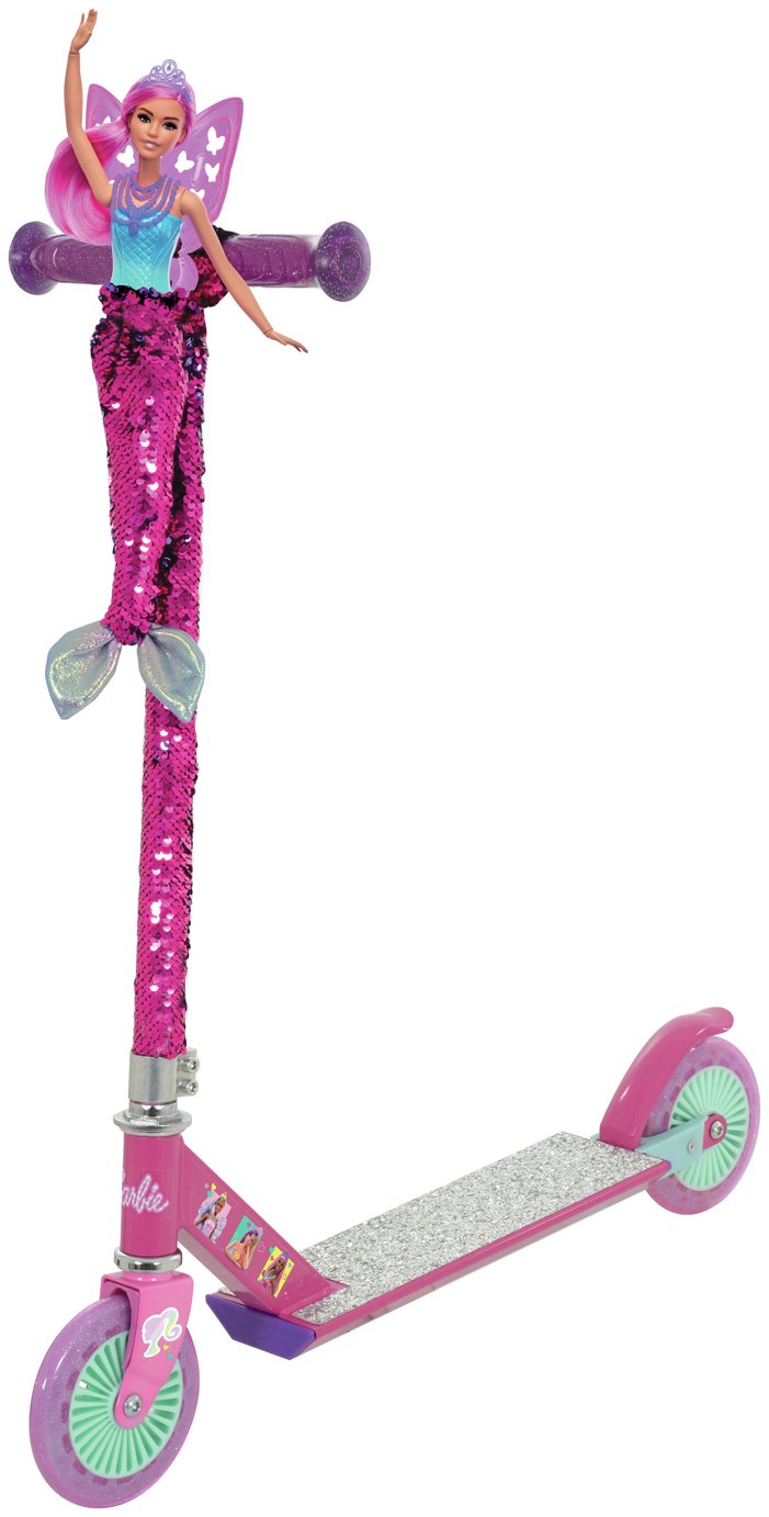 Barbie Mermaid Fixed Inline Scooter - Pink
