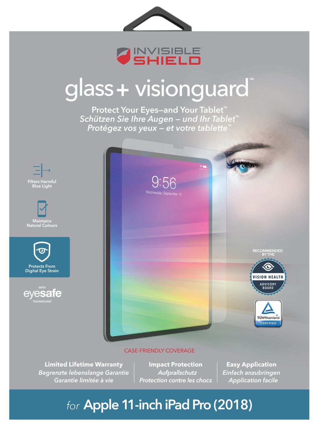 ZAGG Invisible Shield Glass - Screen Protector - for Apple 12.9-inch iPad  Pro 