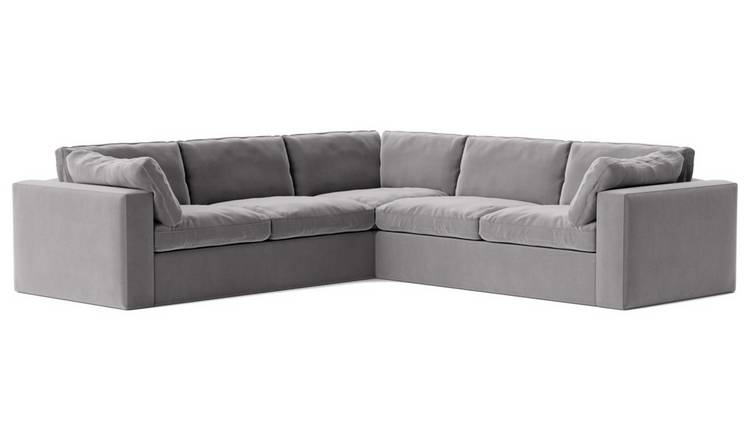 Argos deals silver sofa