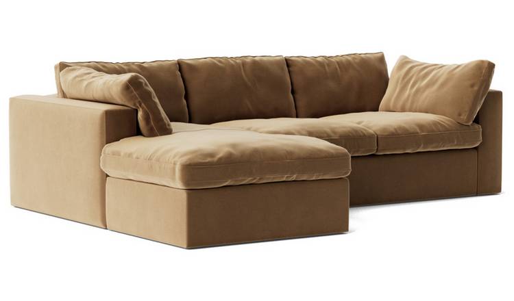 Habitat leather deals corner sofa