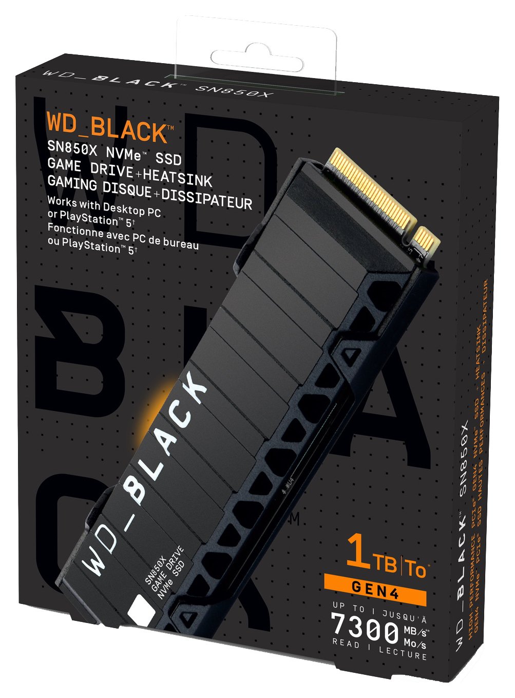 Buy WD_BLACK SN850X Heatsink 1TB NVMe SSD for PS5 & PC | External