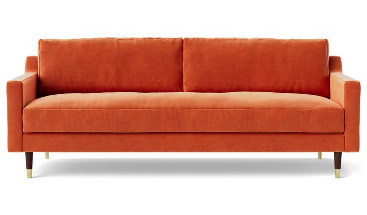 Orange on sale sofa argos