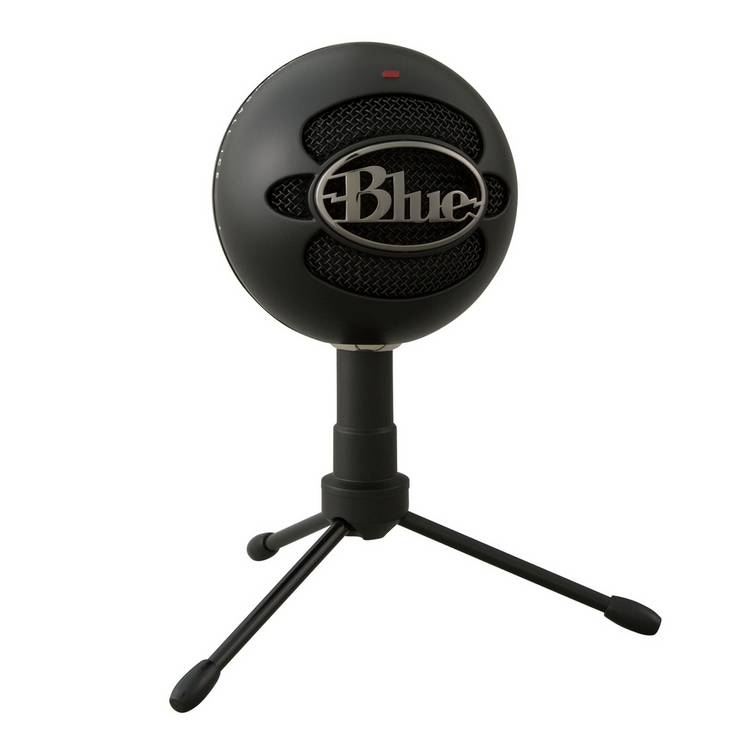 Blue Snowball iCE USB PC Streaming Gaming Microphone - Black 0