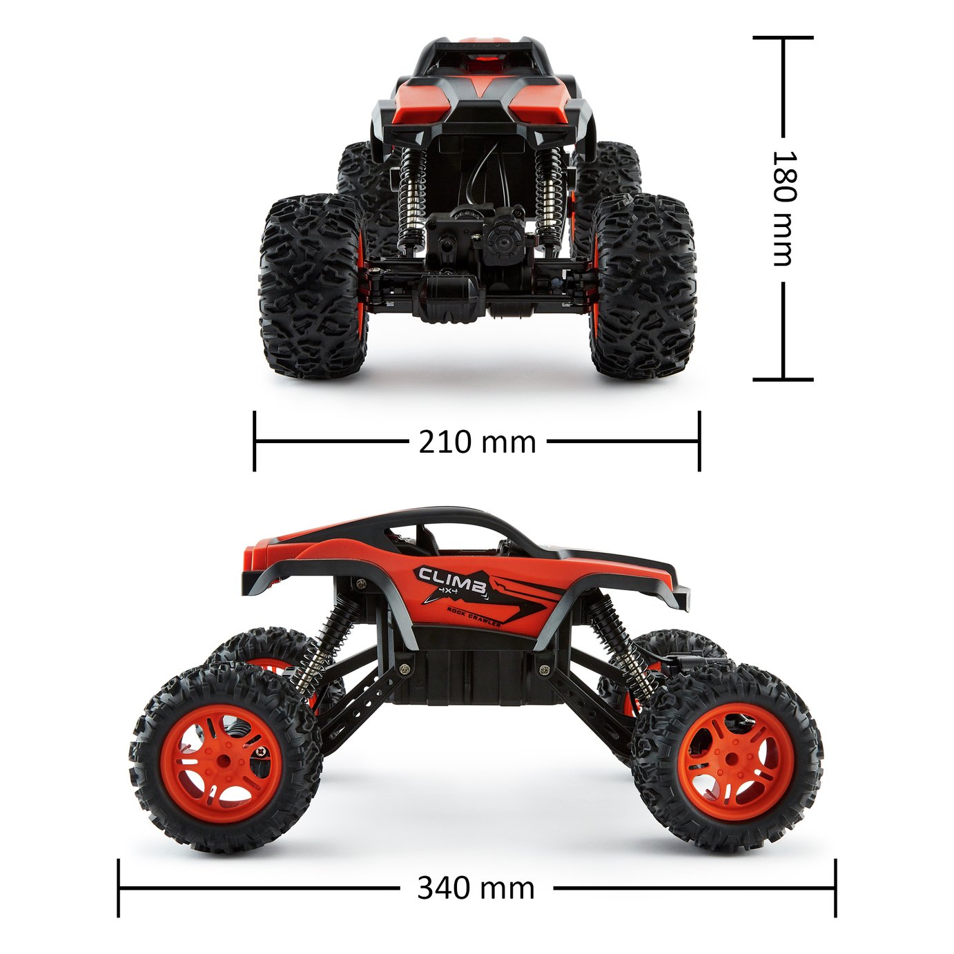 Radio Controlled Rock Crawler with Adjustable Chassis 1:12 Review