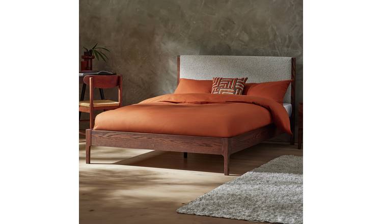 Habitat Loxley Double Boucle Bed Frame - Grey