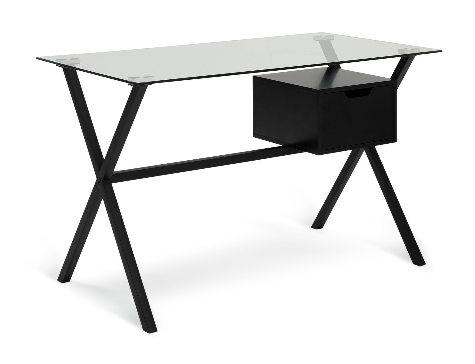 Habitat Dria 1 Drawer Desk - Black