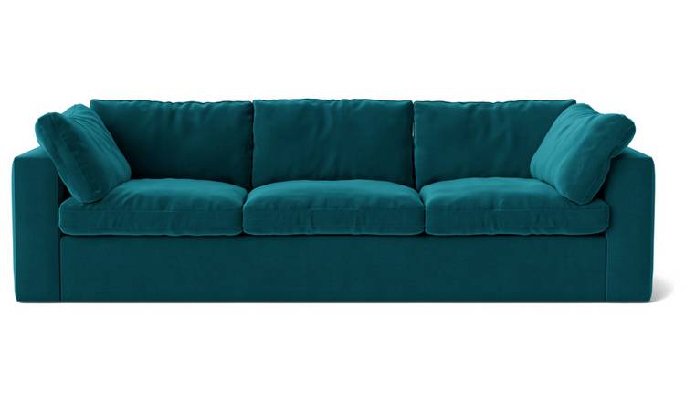 Argos blue store sofa