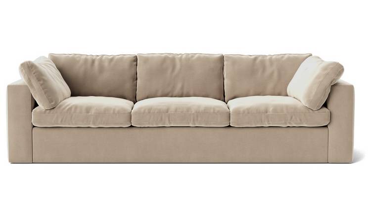 Argos deals velvet sofa