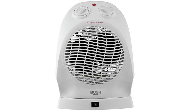 Bush 2.4kW Upright Oscillating Fan Heater