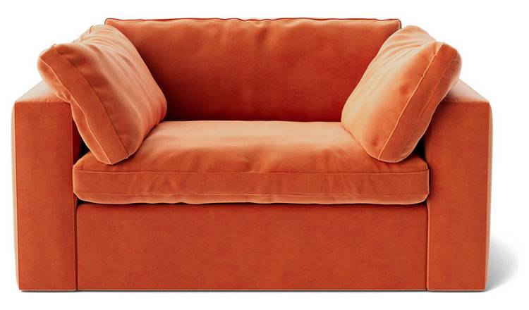 Burnt orange store snuggle chair