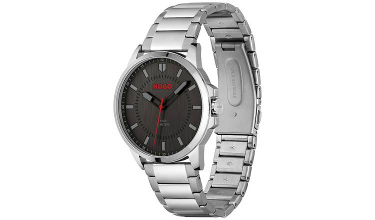 Hugo silver best sale bracelet watch