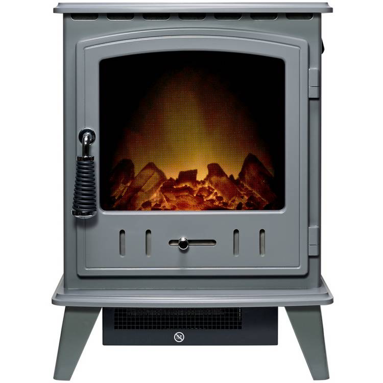  Adam Aviemore Electric Stove – Grey 0