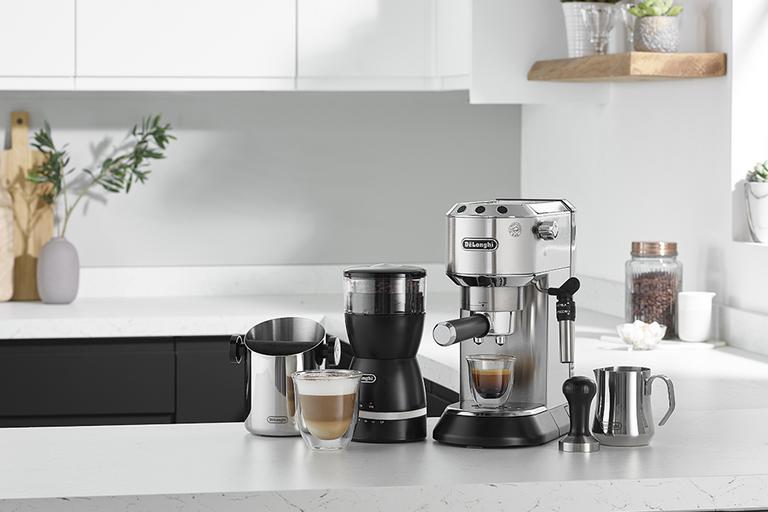 A selection of coffee machines.