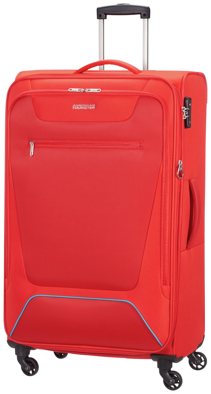 American Tourister Expandable Spinner Wheels Soft Suitcase