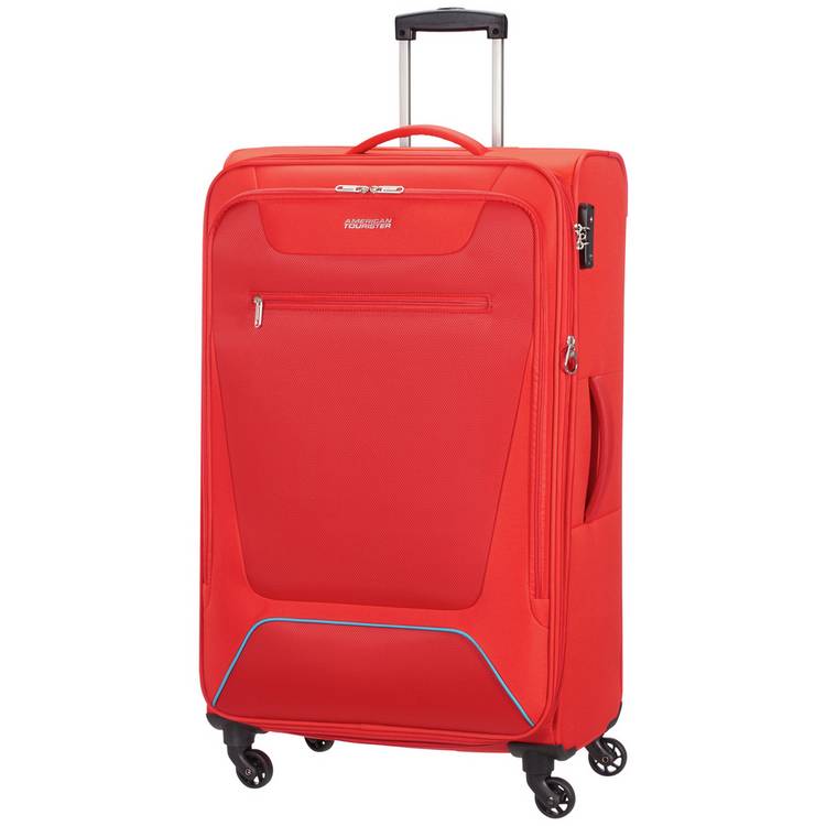American Tourister Expandable Spinner Wheels Soft Suitcase 0
