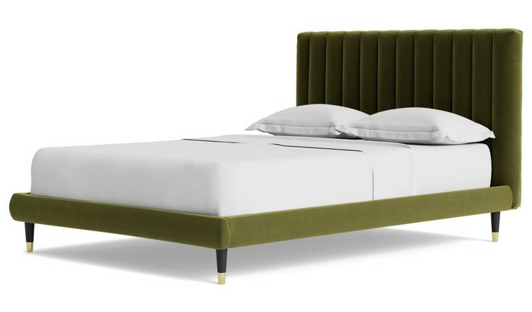 Green full deals bed frame