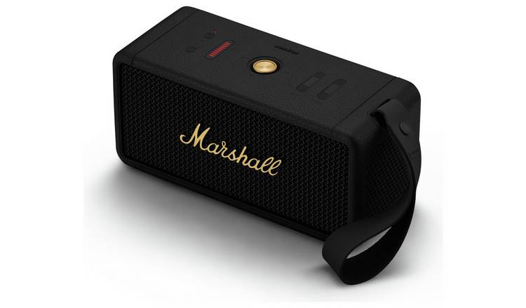 Buy Marshall Middleton Portable BT Speaker - Black & Brass