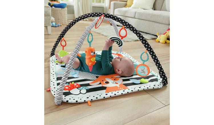 Fisher-Price 3-in-1 Music, Glow and Grow Gym Play Mat