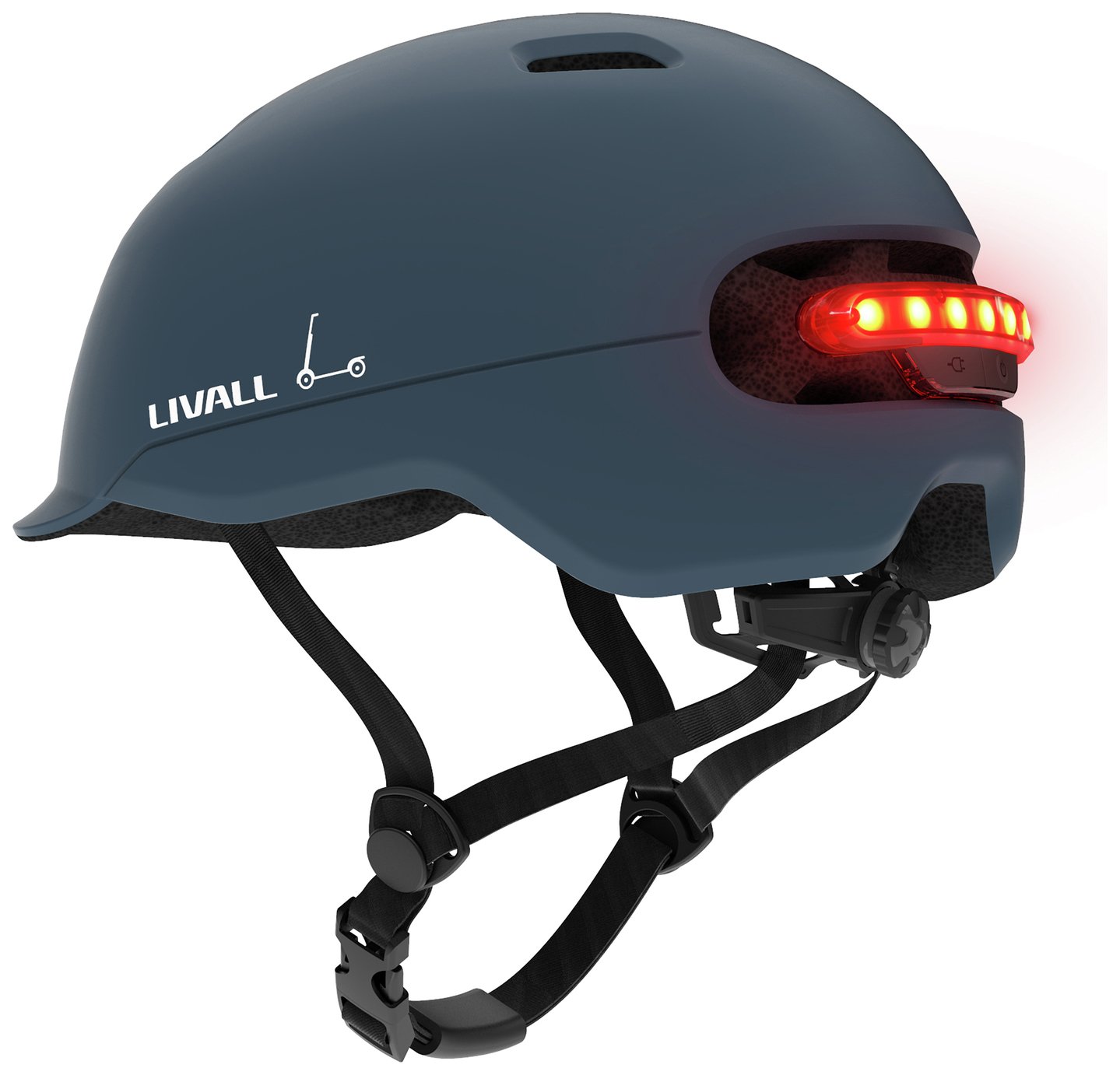 Livall Unisex Road Bike Helmet - Blue, 54-58cm