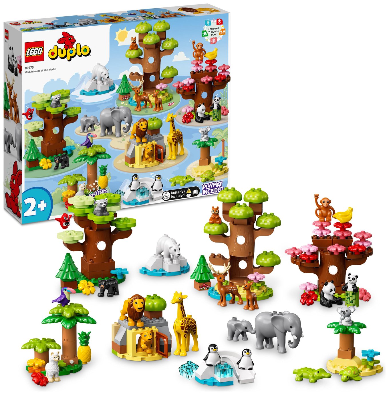 lego duplo wild animals of the world toy figures