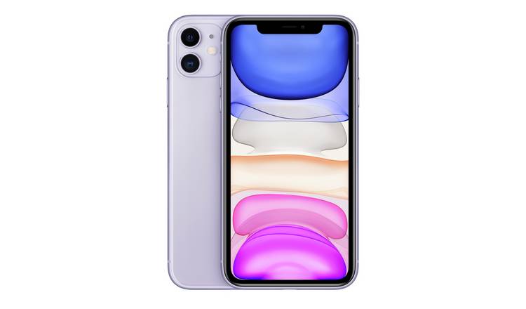 SIM Free iPhone 11 64GB Mobile Phone  - Purple.