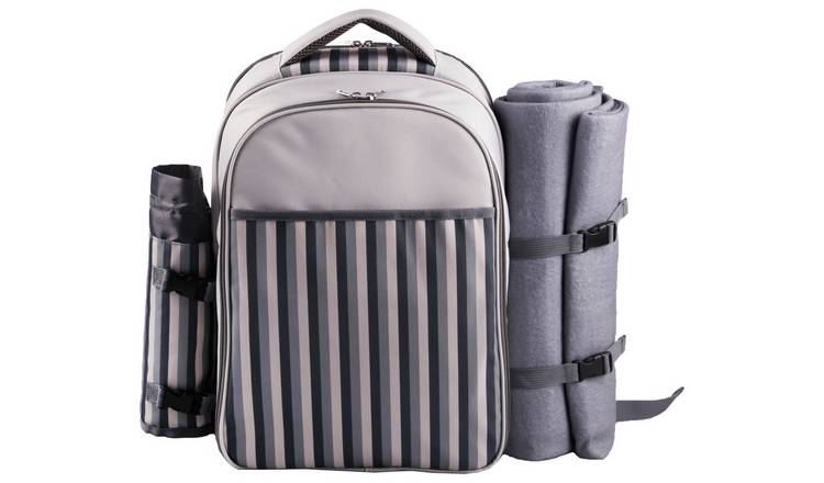 Buy Home Picnic Cool Backpack With Picnic Blanket Grey Argos