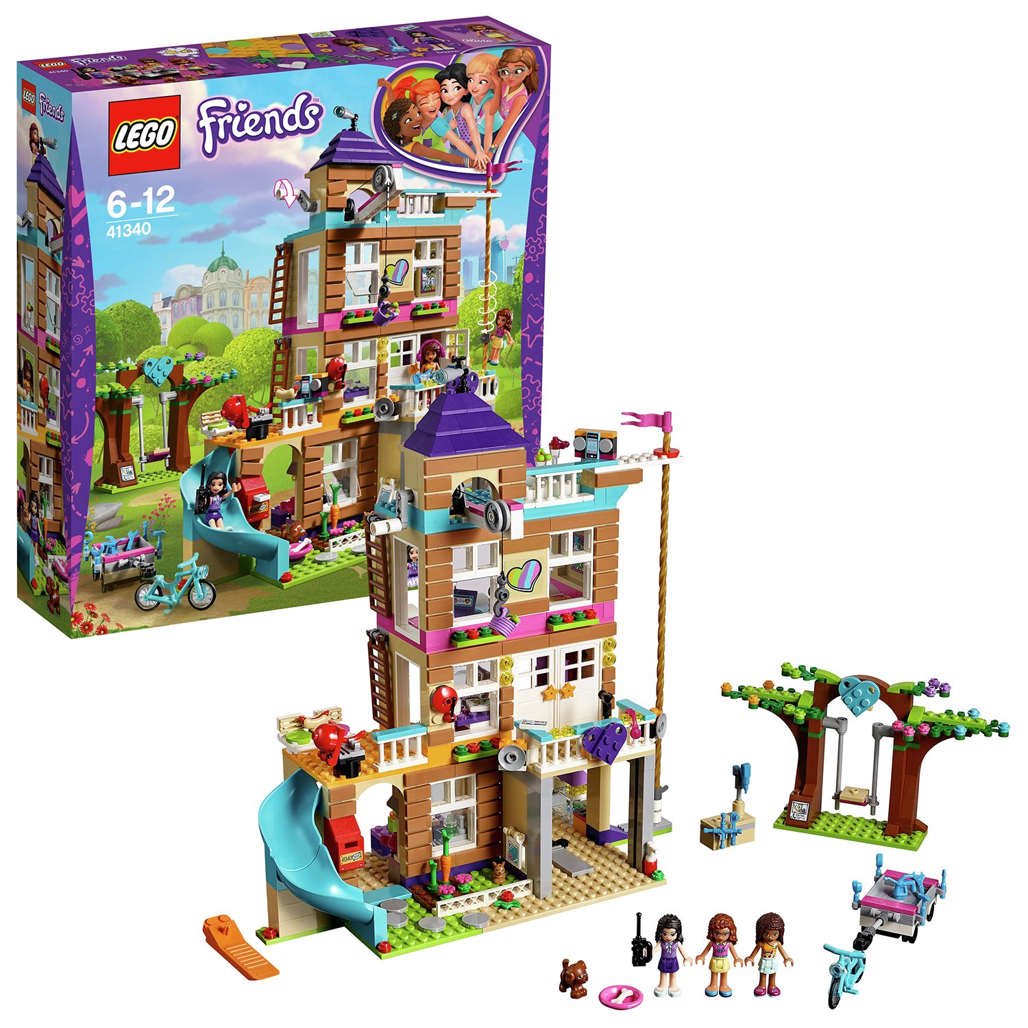 LEGO Friends Heartlake Friendship House Building Set - 41340