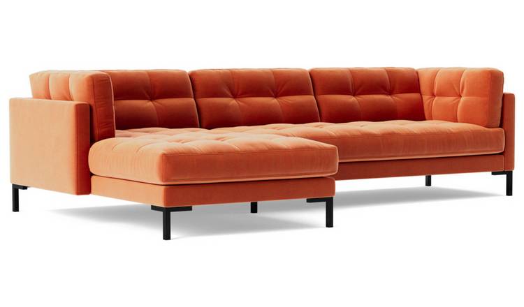 Orange on sale sofa argos