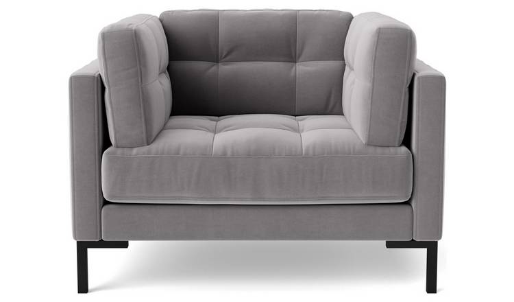 Argos grey online armchair