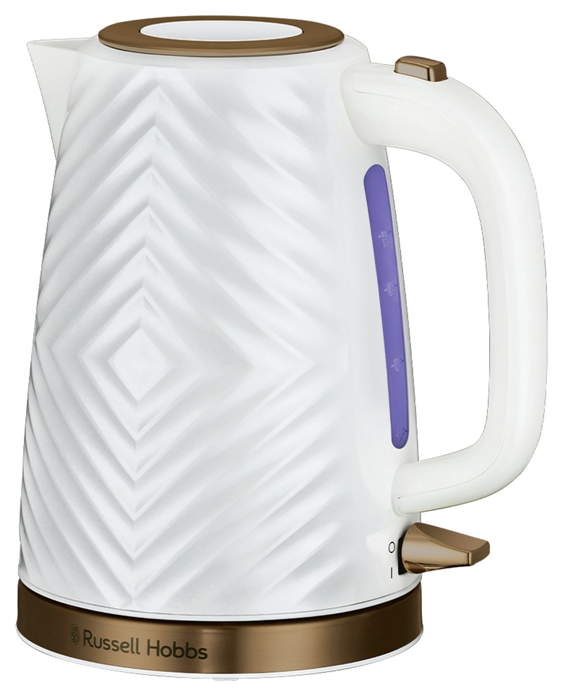 Russell Hobbs Groove White Kettle 26381