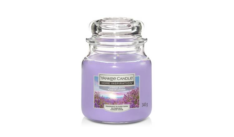 Buy Yankee Home Inspiration Medium Jar Candle - Lavender Beach ...