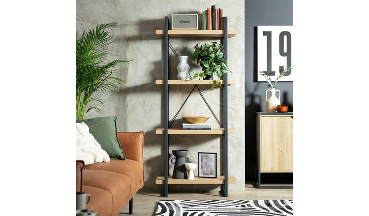 Argos deals bookcase oak