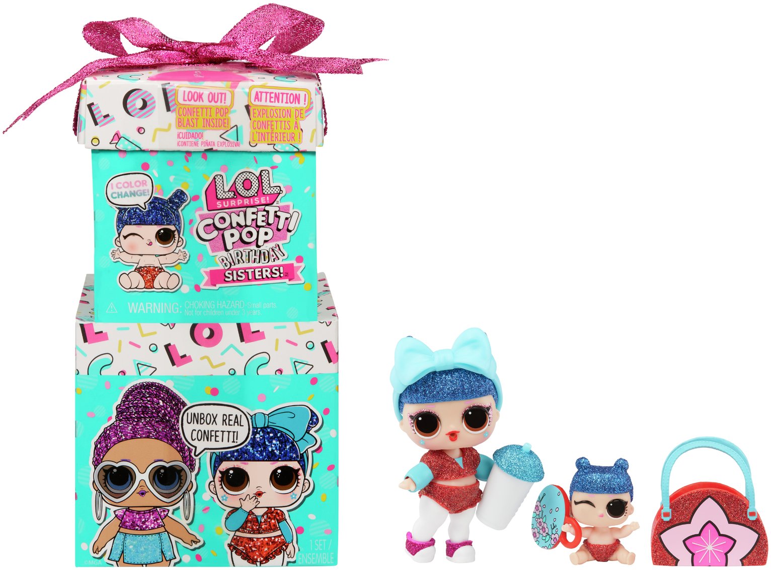 L.O.L. Surprise Confetti Pop Birthday Sister Doll