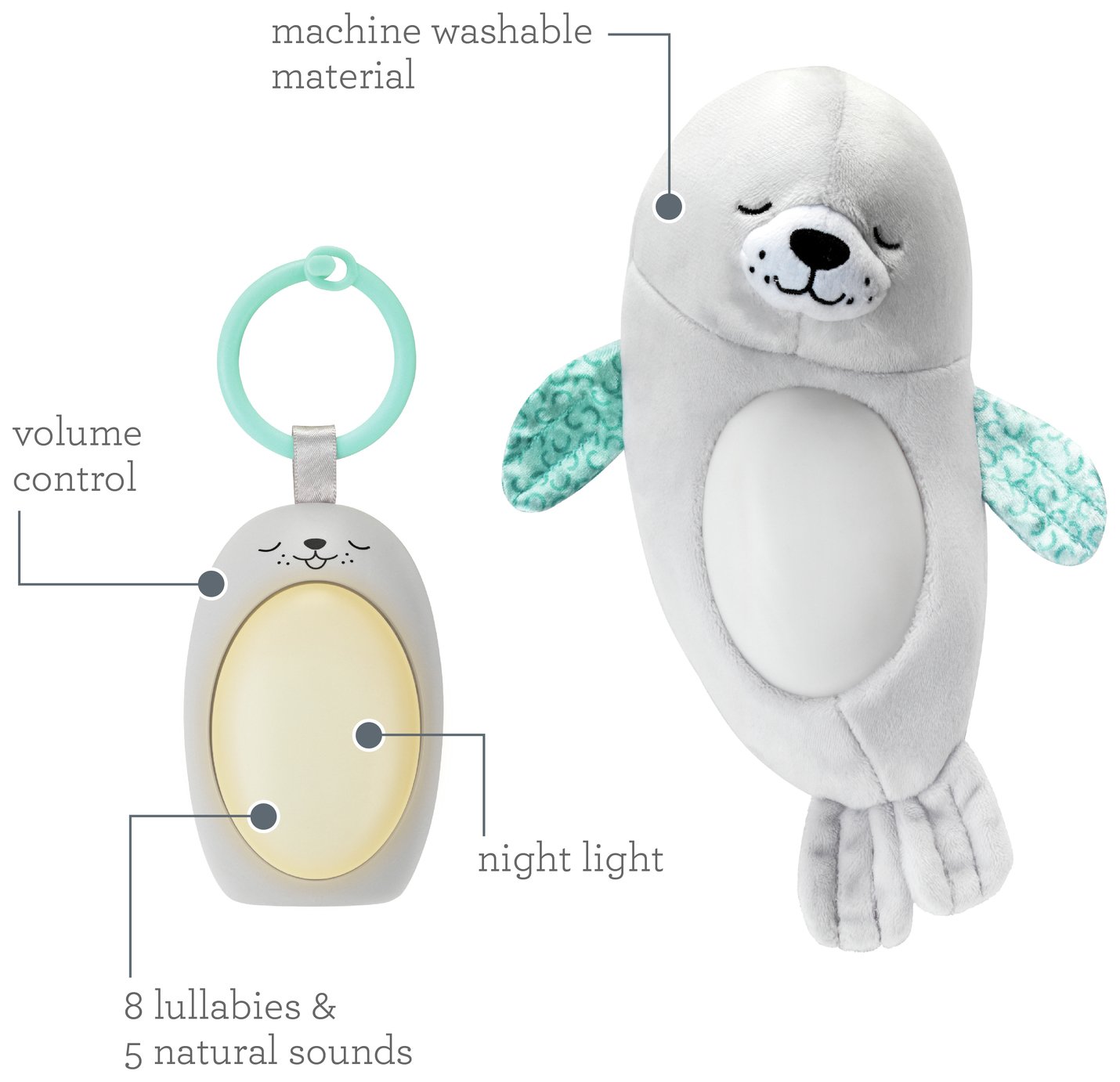Infantino Sweet Dreams 3 In 1 Soother Seal