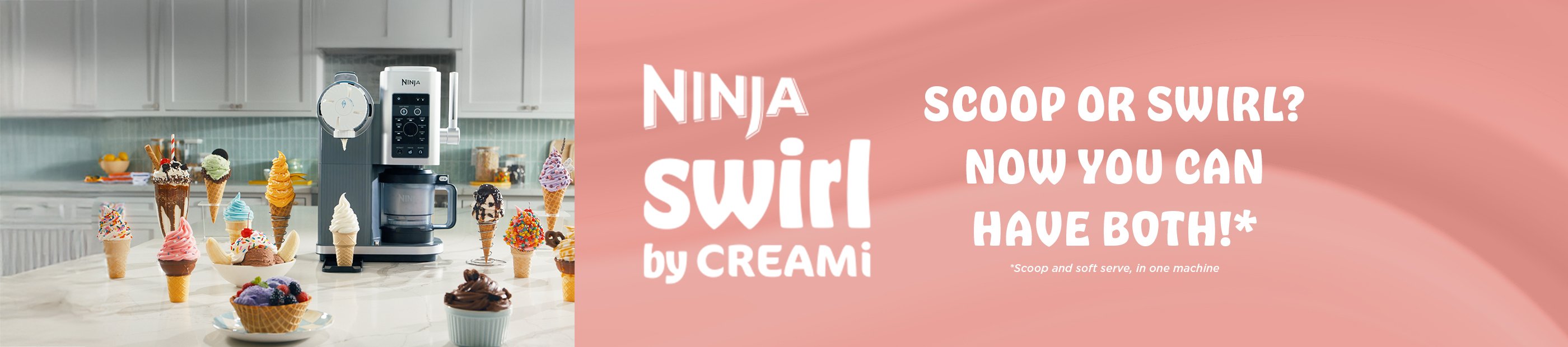 Ninja swirl by creami. Scoop or swirl? Now you can have both!*