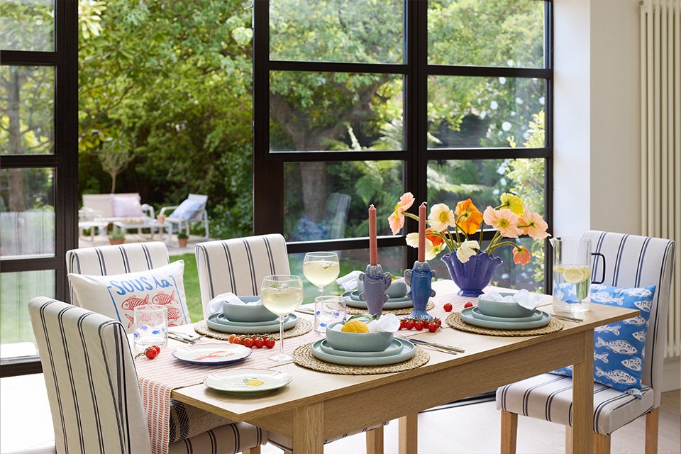 Elevate your hosting game. Easy dining upgrades for more effortless hosting.