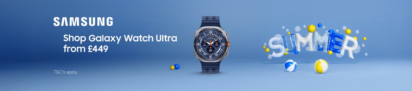 Samsung. Shop Galaxy Watch Ultra from £449.